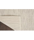 Nourison Courtyard Ivory/Silver COU01 2 ft. 2 in. X 10 ft. Rectangle Rug