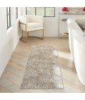 Metallic Area Rug Inspire Me! Home Décor Metallic Area Rug MTL01 Grey Mocha 2'2" x 7'6"
