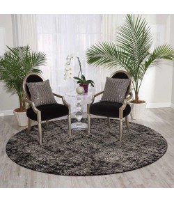 Nourison Twilight - Twi04 Onyx Area Rug 8 ft. X Round