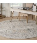 Nourison Lynx Ivory Taupe LNX02 8 ft. X Round Rug