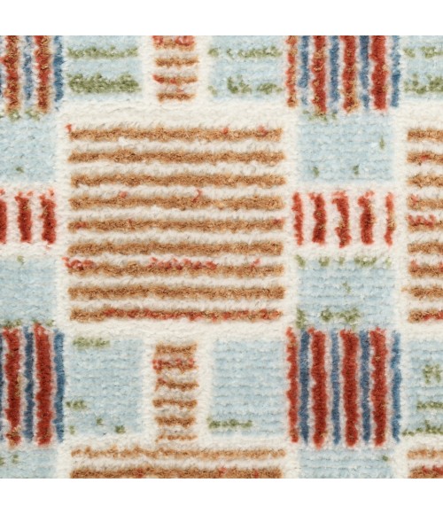 Nourison Nordic Rust Multicolor NRC14 4 ft. X 6 ft. Rect. Rug