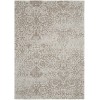 Nourison Damask White DAS06 3 ft. 6 in. x 5 ft. 6 in. Rect. Rug