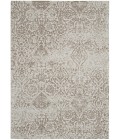 Nourison Damask White DAS06 3 ft. 6 in. x 5 ft. 6 in. Rect. Rug
