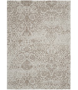 Nourison Damask White DAS06 3 ft. 6 in. x 5 ft. 6 in. Rect. Rug