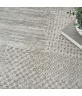 Nourison Glam Silver Grey GLM09 3 ft. 11 in. X 5 ft. 11 in. Rect. Rug