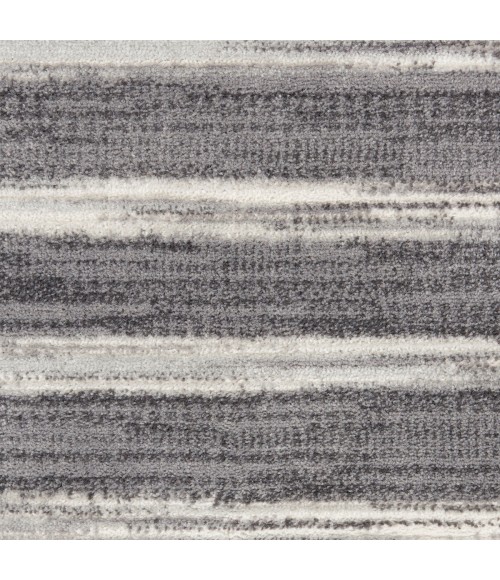 Calvin Klein CK011 Verdant Charcoal Ivory VRD03 8 ft. X 10 ft. Rect. Rug