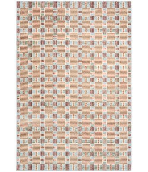 Nourison Nordic Rust Multicolor NRC14 4 ft. X 6 ft. Rect. Rug