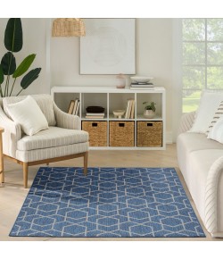 Nourison Horizon Indoor/Outdoor Denim HOZ01 4 ft. X 6 ft. Rect. Rug