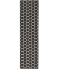 Nourison Reversible Indoor Outdoor Black RVB01 2 ft. X 6 ft. Rect. Rug