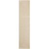 Nourison Tulum Cream TLM04 2 ft. 2 in. X 10 ft. Rect. Rug