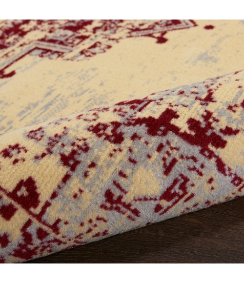 Nourison Grafix Area Rug GRF14-Cream/Red