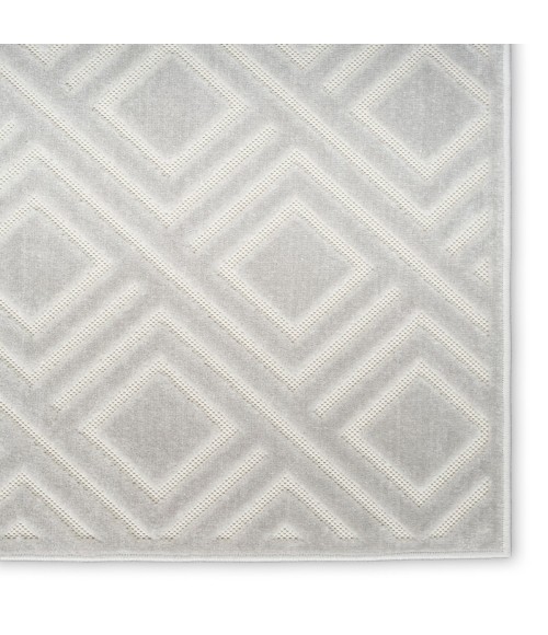Nourison Casual Light Grey CSU03 3 ft. 11 in. X 5 ft. 11 in. Rect. Rug