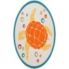 Nourison Aloha Teal Multi ALH27 7’10” Round Rug