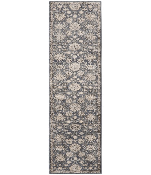 Nourison Concerto Blue Beige CNC06 2 ft. 2 in. X 7 ft. 6 in. Rect. Rug