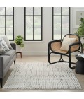 Nourison Cozy Modern Ivory Black CMD03 6 ft. 7 in. X 9 ft. Rect. Rug