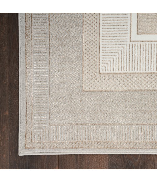 Nourison Glam Ivory GLM07 2 ft. 3 in. X 7 ft. 6 in. Rect. Rug