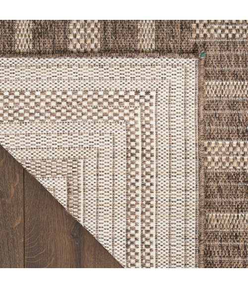 Nourison Tulum Brown TLM04 2 ft. X 6 ft. Rect. Rug