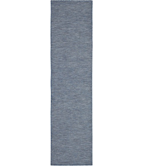 Nourison Positano Navy Blue POS01 2 ft. X 6 ft. Rect. Rug