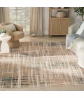 Nourison Home Washable Decor Beige Blue WSD07 7 ft. 10 in. X 10 ft. Rectangle Rug