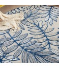 Nourison Aloha Area Rug ALH18-Ivory/Navy
