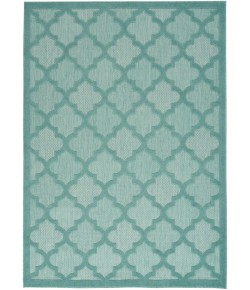 Nourison Easy Care - Nes01 Aqua Teal Area Rug 5 ft. X 7 ft. Rectangle