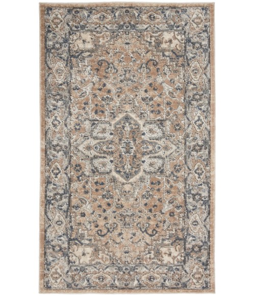 Nourison Concerto Beige Grey CNC05 3 ft. X 5 ft. Rect. Rug