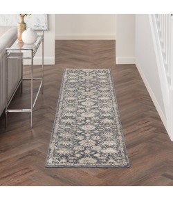 Nourison Concerto Blue Beige CNC06 2 ft. 2 in. X 7 ft. 6 in. Rect. Rug