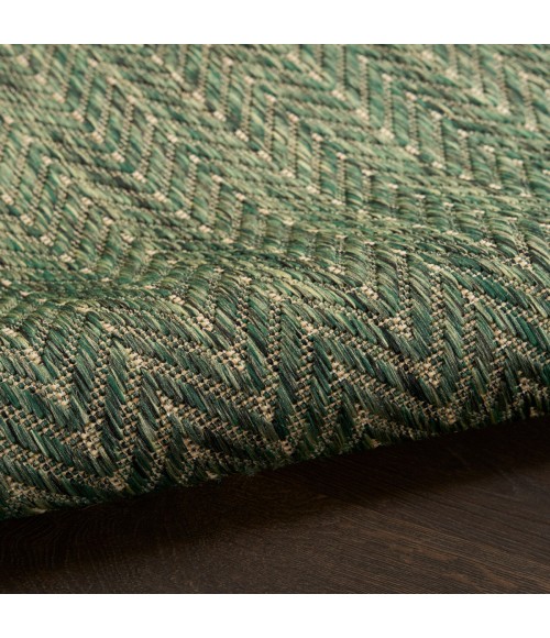 Nourison Horizon Indoor/Outdoor Green HOZ02 3 ft. X 5 ft. Rect. Rug