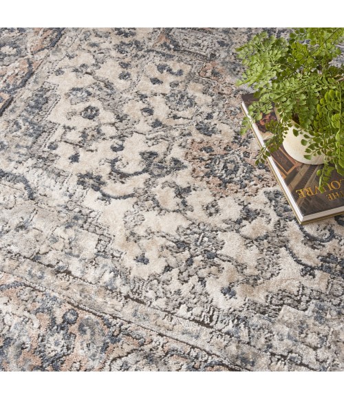 Nourison Concerto Ivory Grey CNC05 5 ft. 3 in. X 7 ft. 3 in. Rect. Rug