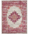 Nourison Passion Area Rug PSN03-Ivory/Fuchsia
