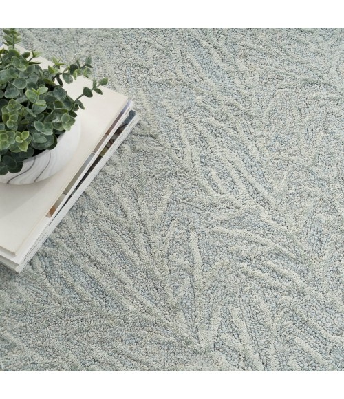 Michael Amini Ma30 Star Area Rug SMR03 Light Blue 4' x 6'