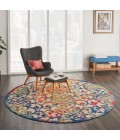 Nourison Aloha Round Area Rug ALH21-Multicolor