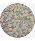 Nourison Tranquil Round Area Rug TRA03-Grey/Beige