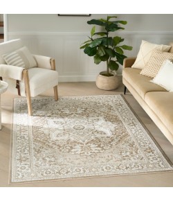 Nourison Dekor Taupe Ivory DEK08 5 ft. 3 in. X 7 ft. Rect. Rug