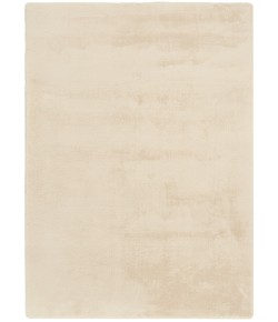 Nourison Home Soft Plush Rabbit Fur SFF01 Beige 7 ft. 6 in. X 9 ft. 6 in. Area Rug