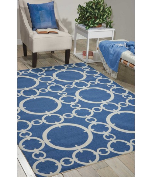 Nourison SUN N' SHADE Area Rug Waverly Sun N' Shade Area Rug SND02-Navy