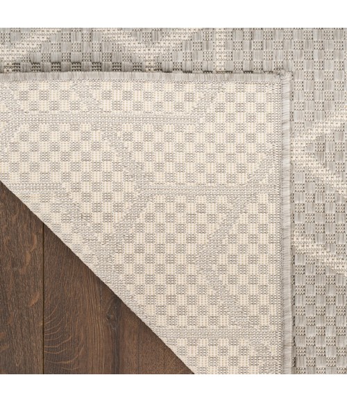 Nourison Horizon Indoor/Outdoor Grey HOZ01 8 ft. X 10 ft. Rect. Rug