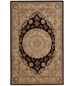 Nourison 2000 - 2233 Black Area Rug 5 ft. 6 X 8 ft. 6 Rectangle