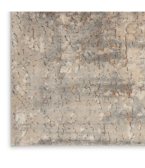Nourison Quarry Beige Grey Rug QUA03 4 ft. X 6 ft. Rect. - Rugs Town Nourison Quarry Beige Grey QUA03 4 ft. X 6 ft. Rect. Rug