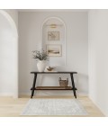 Nourison Astra Machine Washable Grey ASW12 3 ft. 3 in. X 5 ft. Rect. Rug