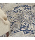Nourison Tranquil Area Rug TRA14-Grey/Navy