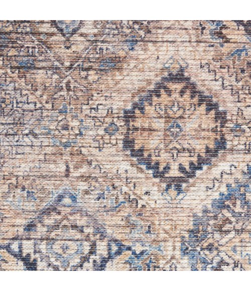 Nicole Curtis Machine Washable Series 1 Area Rug SR103 Ivory/Latte