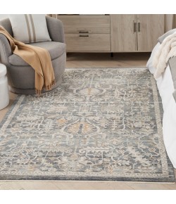 Nourison Nyle Navy Multicolor NYE02 5 ft. 3 in. X 7 ft. 10 in. Rect. Rug