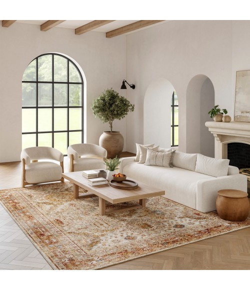 Nourison Petra Ivory Multicolor PTR01 7 ft. 10 in. X 10 ft. 4 in. Rect. Rug