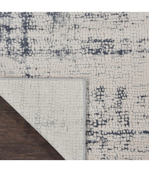 Nourison Rustic Textures Area Rug RUS06-Ivory/Blue