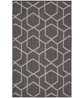 Nourison Horizon Indoor/Outdoor Charcoal HOZ01 3 ft. X 5 ft. Rect. Rug