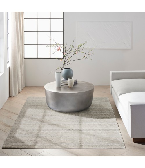 Calvin Klein CK011 Verdant Light Grey VRD04 5 ft. X 7 ft. Rect. Rug