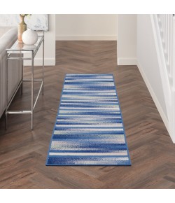 Nourison Whimsicle - Whs12 Blue Multicolor Area Rug 2 ft. X 6 ft. Rectangle