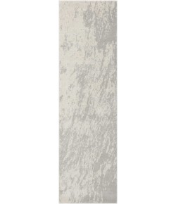 Nourison Maxell - Mae12 Ivory Grey Area Rug 2 ft. 2 X 7 ft. 6 Rectangle