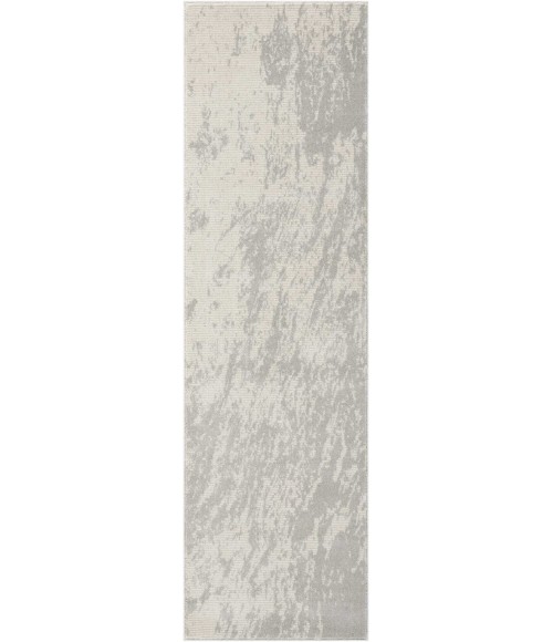 Nourison MAXELL Area Rug Nourison Maxell Runner Area Rug MAE12-Ivory/Grey